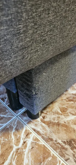 Sofá cama gris 3 plazas