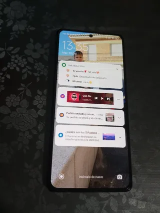 Teléfono Móvil Negro en perfecto estado