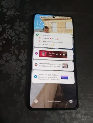 Teléfono Móvil Negro en perfecto estado