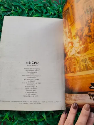 Revista de música Scherzo n°2 año 1992 ópera