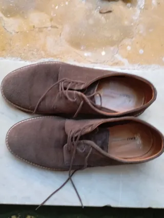 Mocassini Frau Uomo Pelle Scamosciata Marrone 42