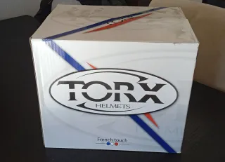 Casco Moto Cross Vintage Amarillo