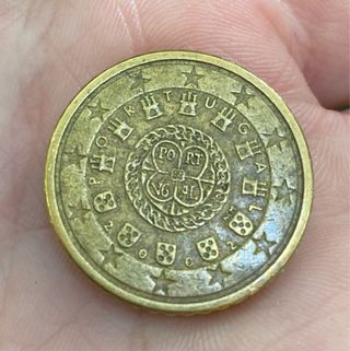 Moneda 50 céntimos Portugal 1999