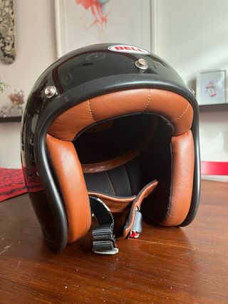 Casco Bell Custom Negro y Marrón