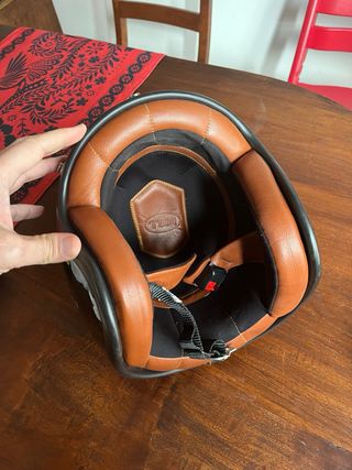 Casco Bell Custom Negro y Marrón