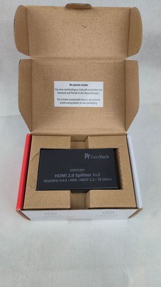 Splitter HDMI 2.0 FeinTech 1x2 4K60 HDR