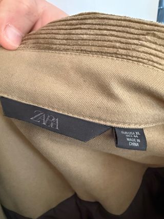 Chaqueta Zara Beige Talla XL