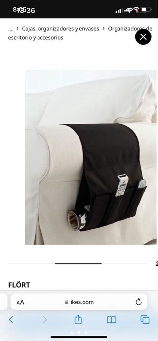 Organizador de mandos para sofá/cama