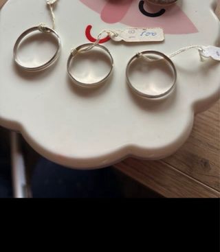 Alianzas Plata lisas 975 .NUEVAS 9€ cada una