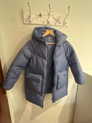 Plumífero niña Zara Talla 10 Azul