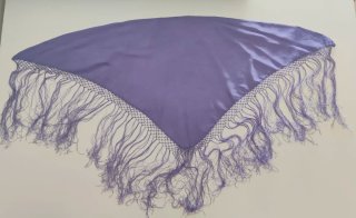 Pañuelo de sevillanas morado