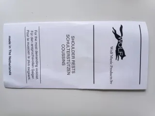 Almohadilla Wolf Forte Secondo 1/2-1/4