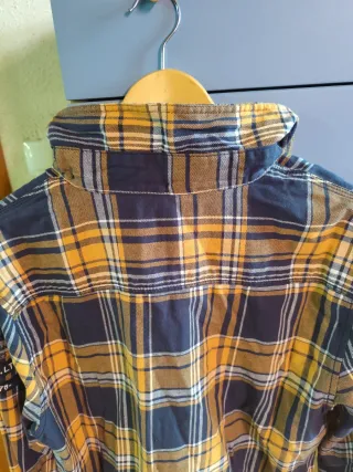 Camisa de cuadros con capucha Koroshi