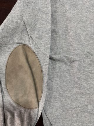 Jersey Massimo Dutti Gris con coderas