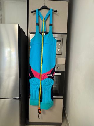 Salopette vintage Colmar blu e nero