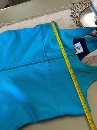 Salopette vintage Colmar blu e nero