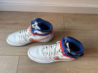 Nike Air Force 1 High Knicks Naranja Blanco