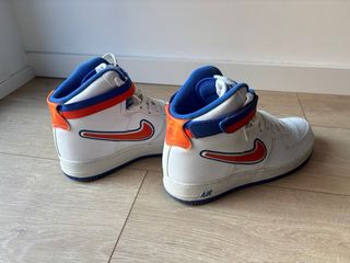 Nike Air Force 1 High Knicks Naranja Blanco
