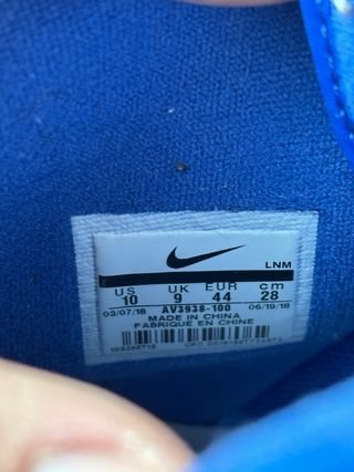 Nike Air Force 1 High Knicks Naranja Blanco