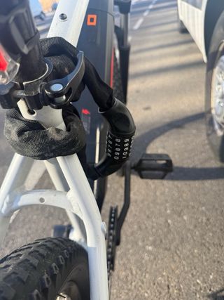 Bici Eléctrica MTB Decathlon Blanca