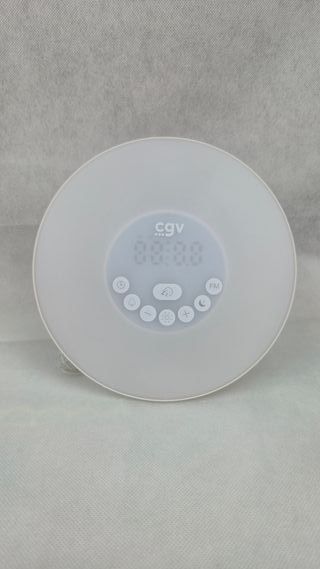 Despertador CGV Aruna con luz y radio