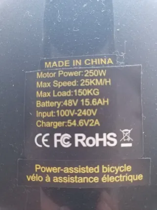 Bicicleta eléctrica Fat Bike nueva