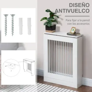 Cubierta Radiador MDF 60x18x84 cm