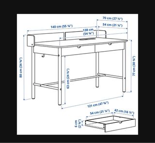 Escritorio Ikea RIDSPÖ 140x70cm