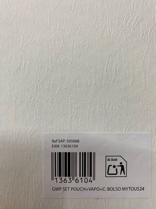 Neceser y Colgador Bolso TOUS Beige/Dorado