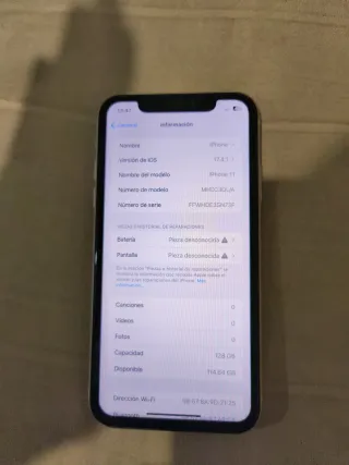 iPhone 11 Blanco 128GB Pantalla y Batería Nuevas