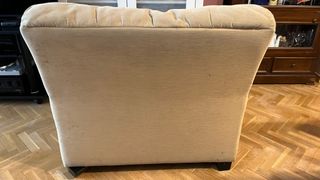 Sillón Natuzzi tela color crema