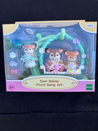 Sylvanian Families 5801 Ciervos Columpio Floral