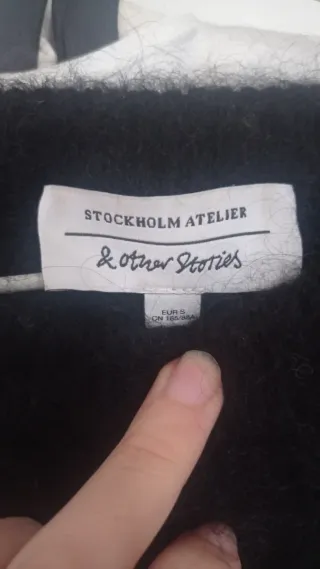 Jersey oversize blanco y negro