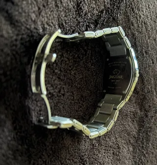 Reloj Jaguar Hombre negro y Plateado