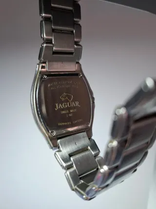 Reloj Jaguar Hombre negro  y Plateado