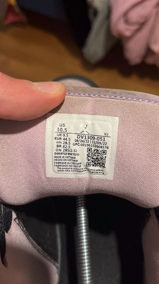 Air Jordan 1 Low Scarpe Nero Rosa Taglia 44