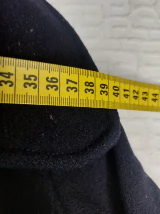 Cappotto lana bambina 6/7 anni blu