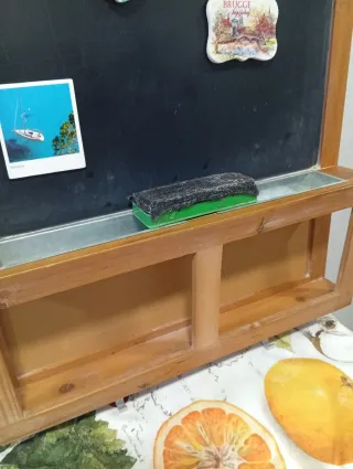 Pizarra Ikea Madera de haya con Accesorios