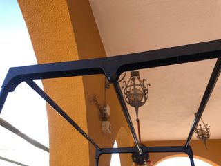 Burro ropa desmontable metal negro