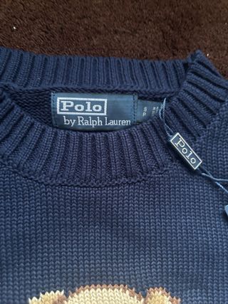 Maglione Polo Ralph Lauren Bear Blu