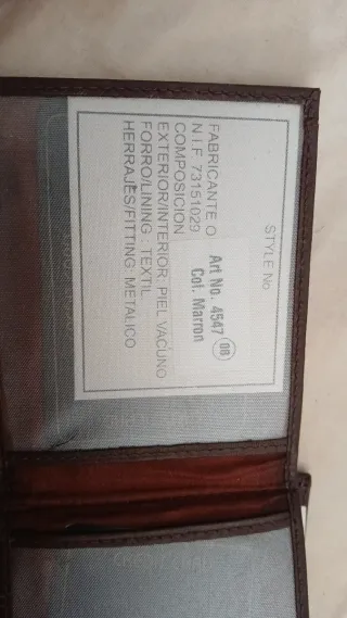 Cartera- monedero- billetero, de piel MI PIEL