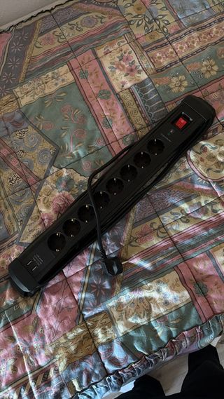 Regleta 8 enchufes con USB