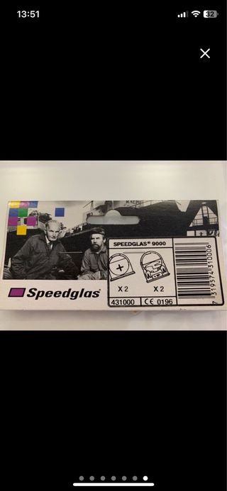 Alojamiento baterias cr2032 Speedglas 9000