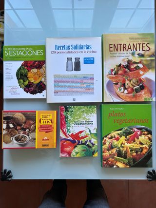 “Platos vegetarianos”, etc.