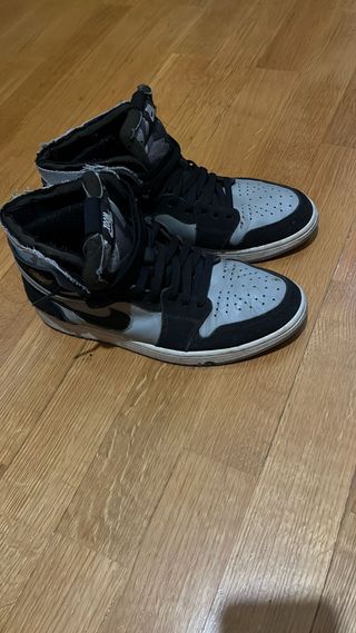 Scarpe Air Jordan 1 Zoom Grigio Nero 45