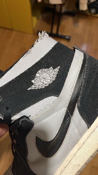 Scarpe Air Jordan 1 Zoom Grigio Nero 45