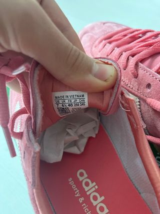 Adidas Sporty Rich Zapatillas Rosa Talla 40