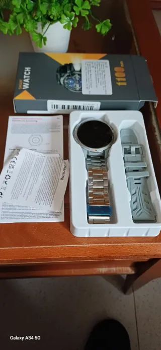 Smartwatch 1100mAh Batería Alta Capacidad