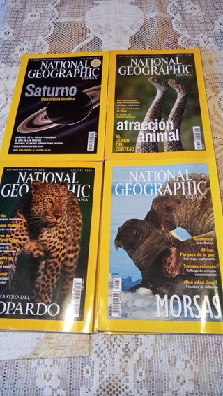 15 revistas National Geographic.