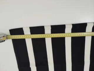 Falda de punto Lefties negra y blanca